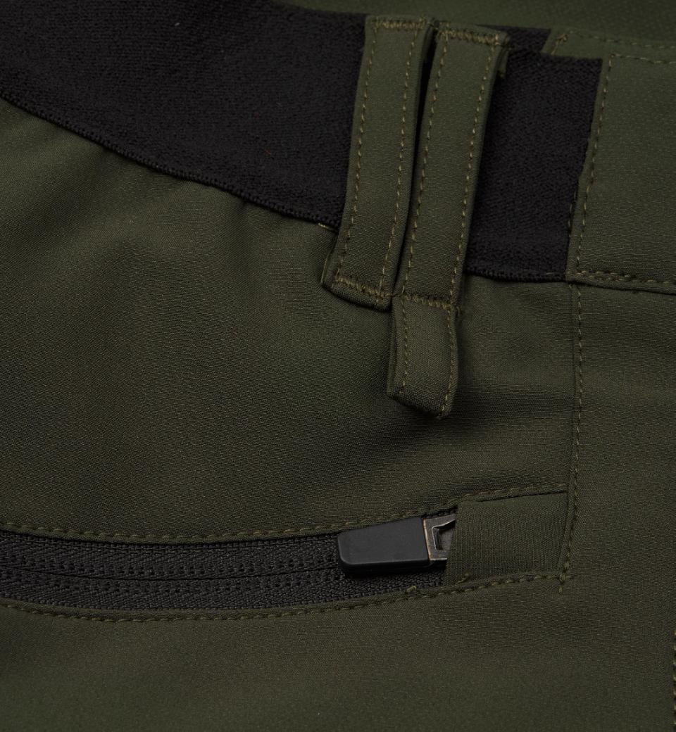 Outdoor/vandrebukser Stretch - Dame - Oliven - ID 0911