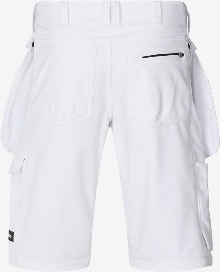 Kansas Evolve Craftsmen håndværkershorts Full stretch, Hvid - 132074
