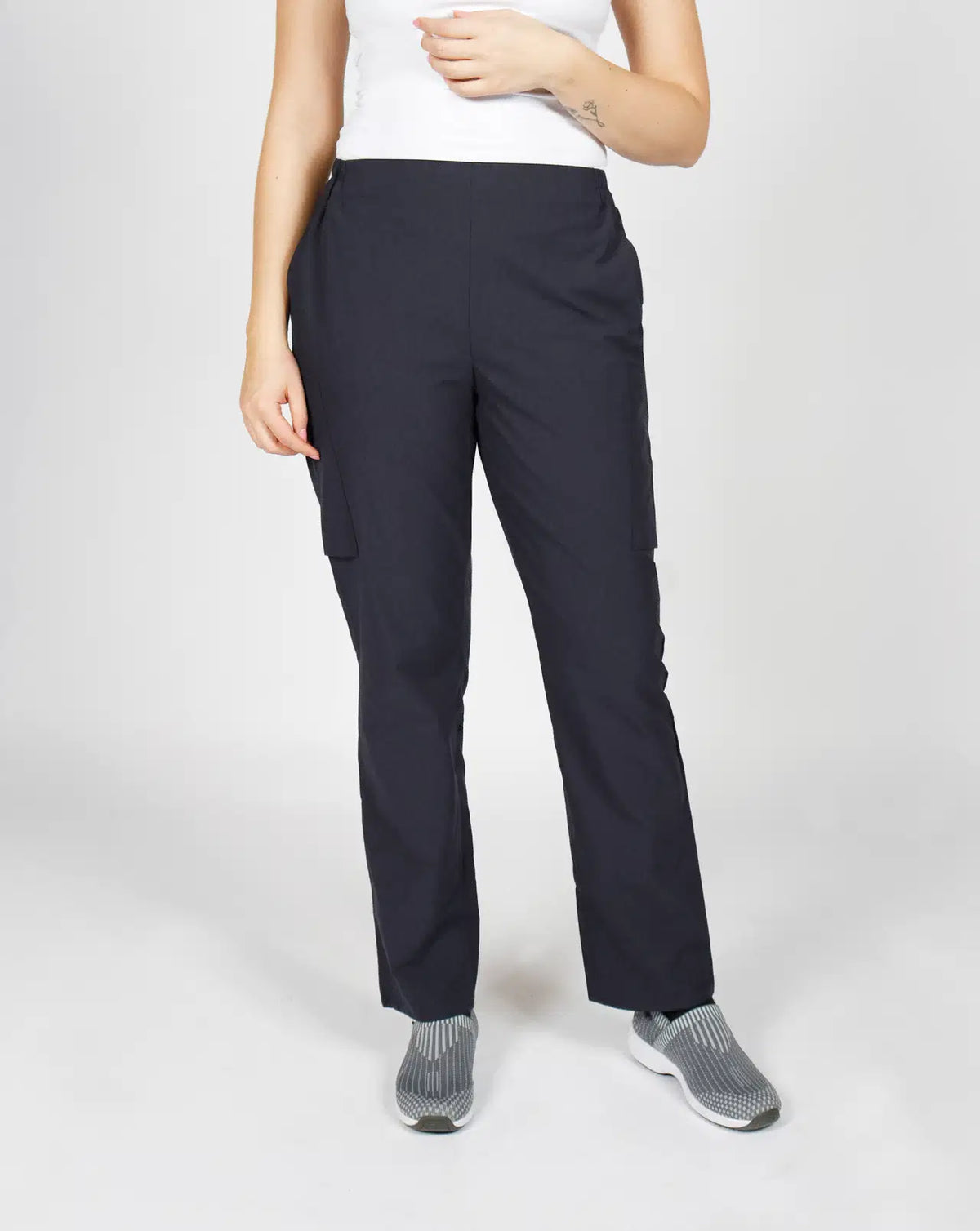 Nybo 105136-10 Pull-on stretch bukser, navy, unisex