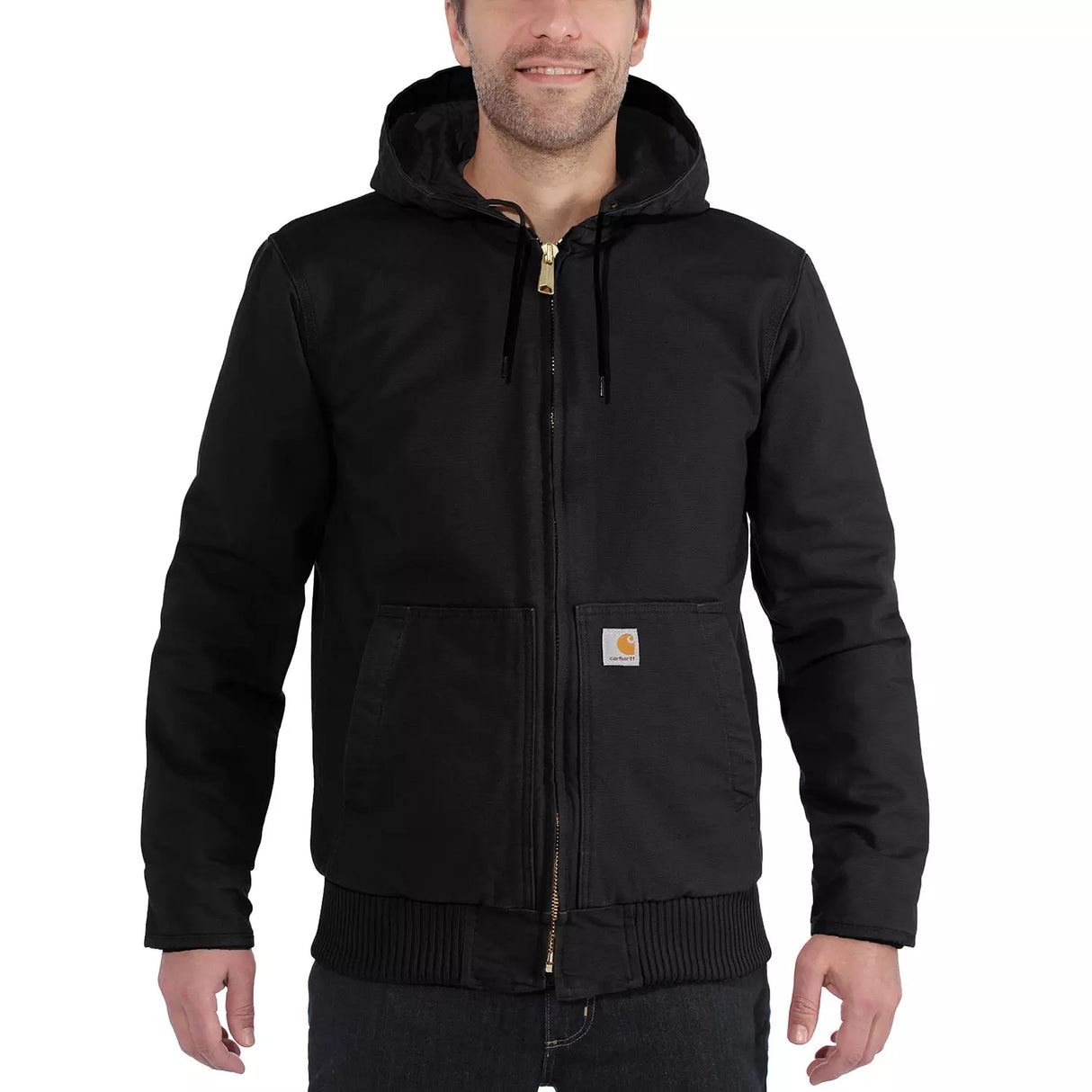 Carhartt Duck Active foret arbejdsjakke 104050, Sort