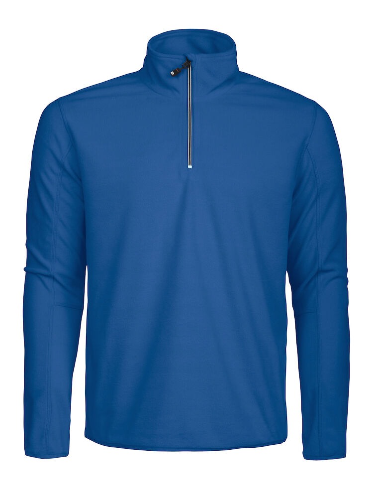 Melton Halfzip Herre - Blå - D.A.D 139044