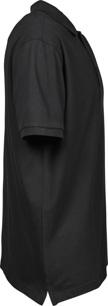 Luxury stretch polo T-shirt, Sort - Style 1405