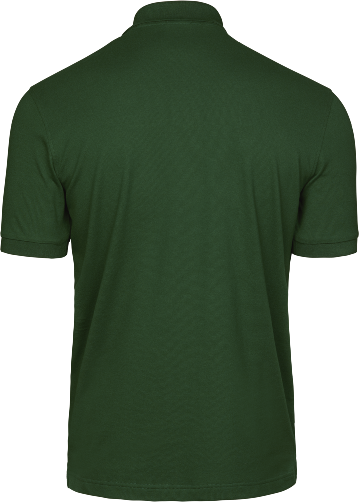 Luxury stretch polo T-shirt, Grøn - Style 1405