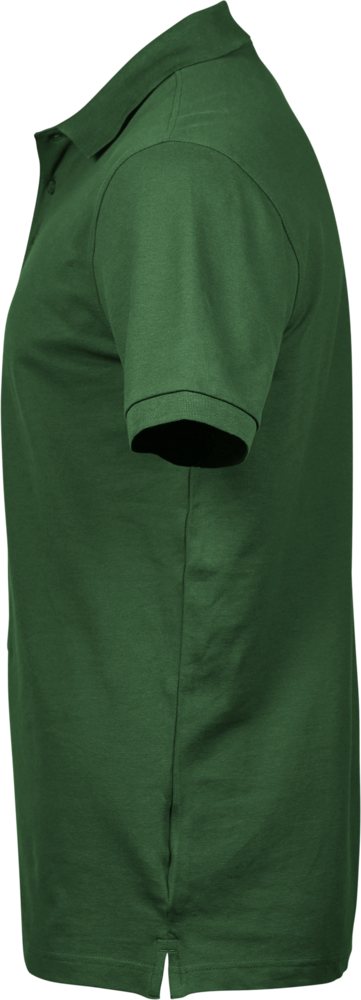 Luxury stretch polo T-shirt, Grøn - Style 1405