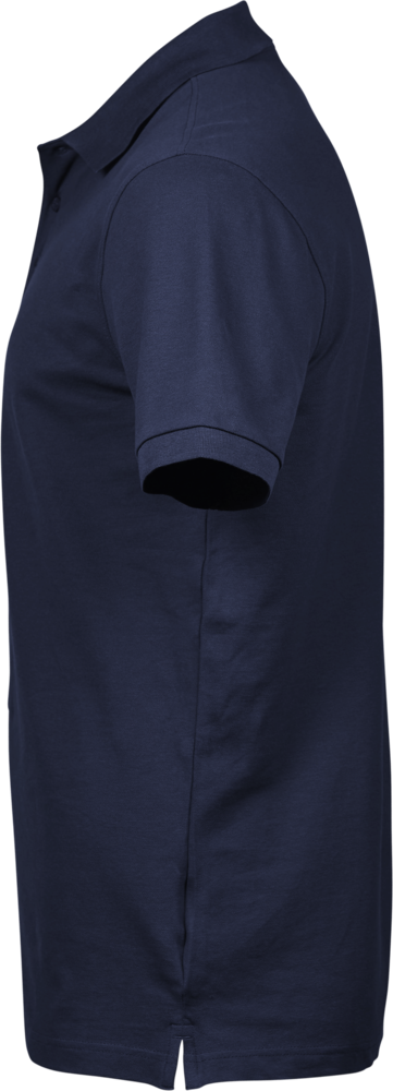 Luxury stretch polo T-shirt, Navy - Style 1405