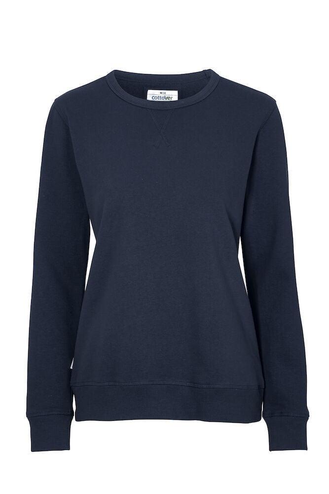 Sweatshirt, Navy - Dame - Cottover 141004