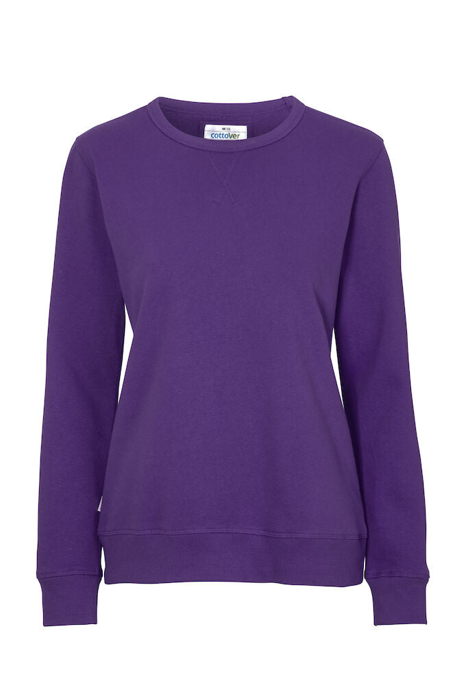 Sweatshirt, Lilla - Dame - Cottover 141004