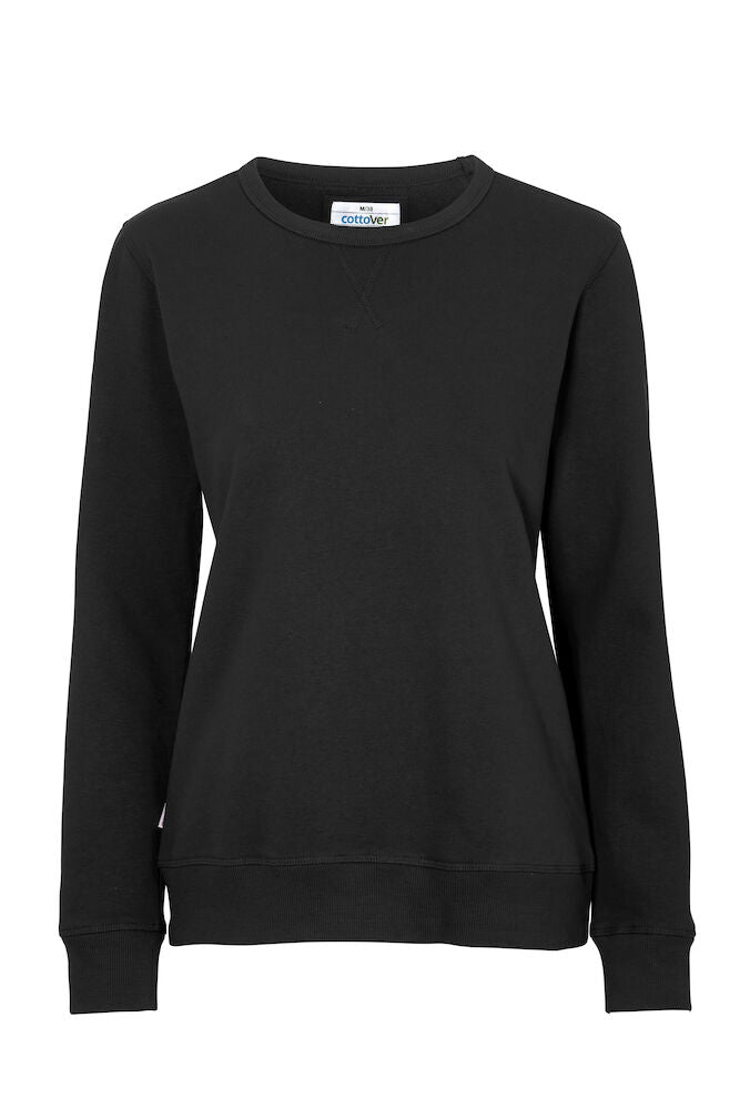 Sweatshirt, Sort - Dame - Cottover 141004