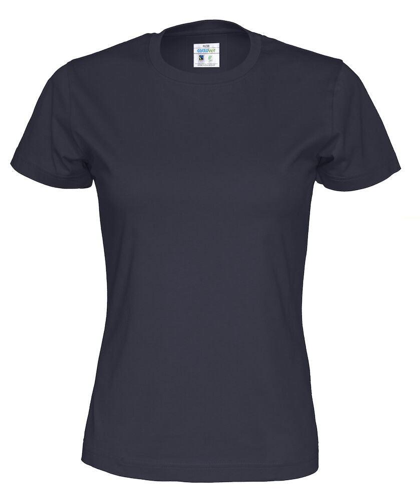 T-shirt, Navy - Dame - Cottover 141007