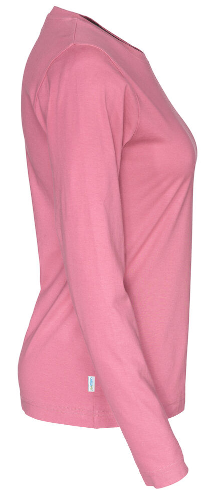 Langærmet T-shirt, Pink - Dame - Cottover 141019