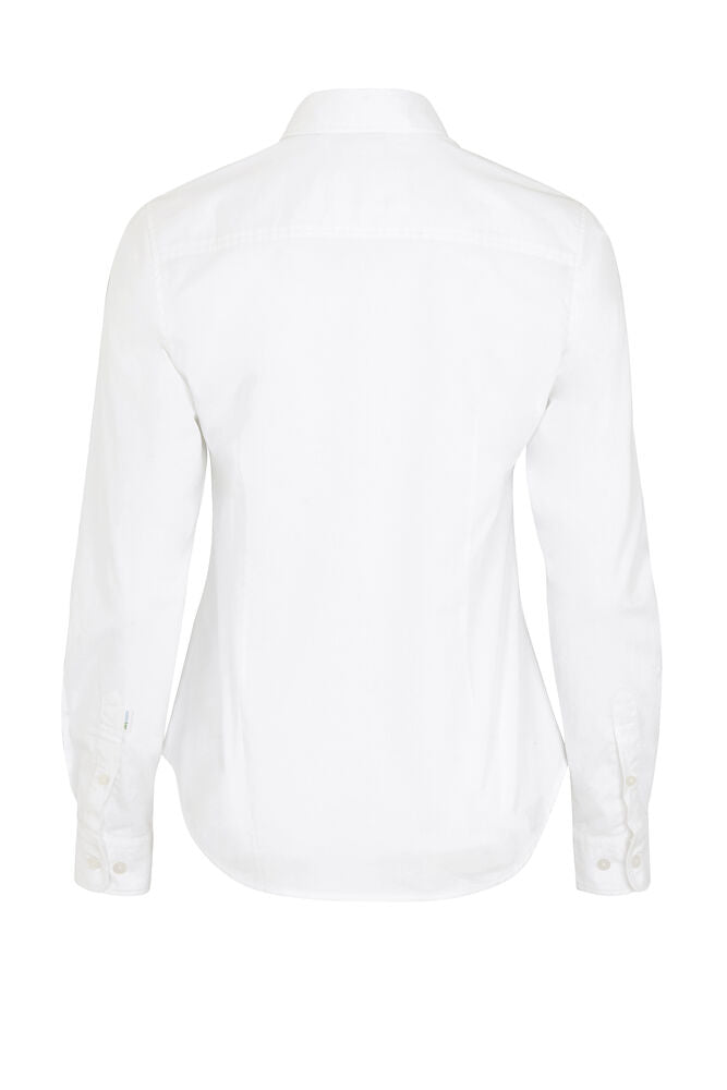 Twill Skjorte, Hvid - Dame - Cottover 141037