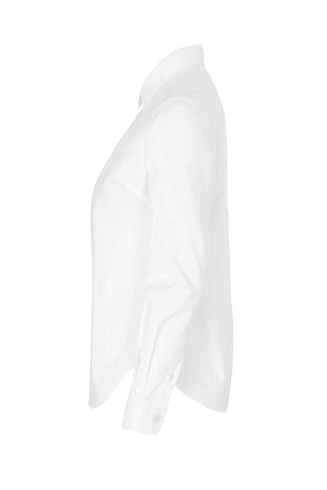 Twill Skjorte, Hvid - Dame - Cottover 141037