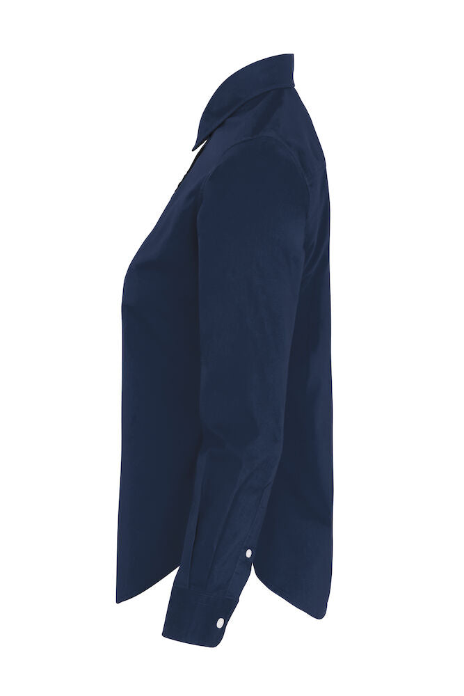 Twill Skjorte, Navy - Dame - Cottover 141037