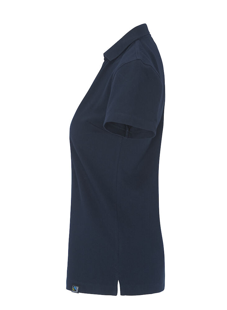 Pique Stretch Polo, Navy - Dame - Cottover 141505