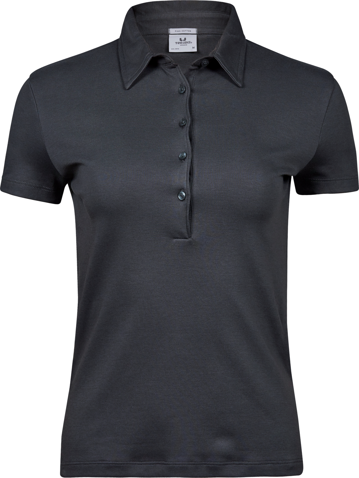 Bomulds Polo Dame - Grå - Teejays 1441