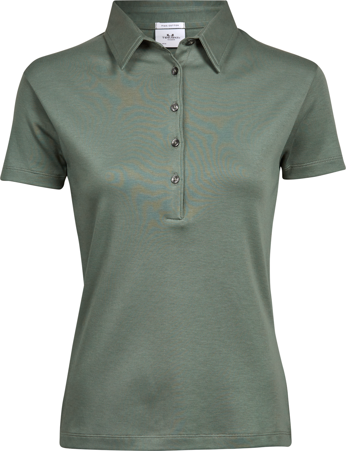 Bomulds Polo Dame - Grøn - Teejays 1441