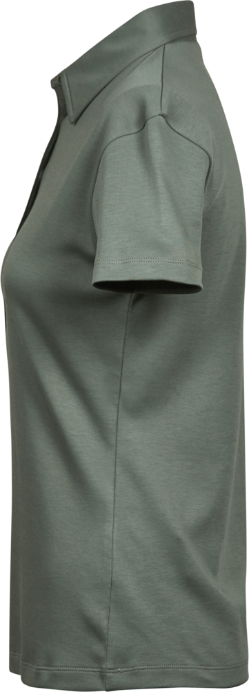 Bomulds Polo Dame - Grøn - Teejays 1441
