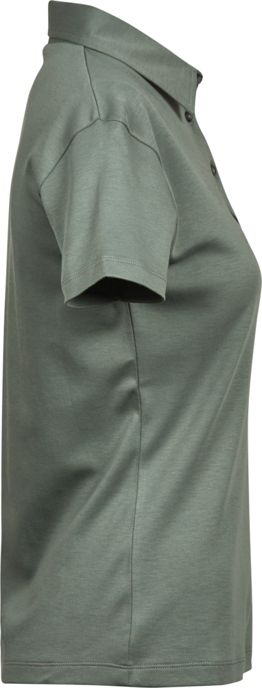 Bomulds Polo Dame - Grøn - Teejays 1441