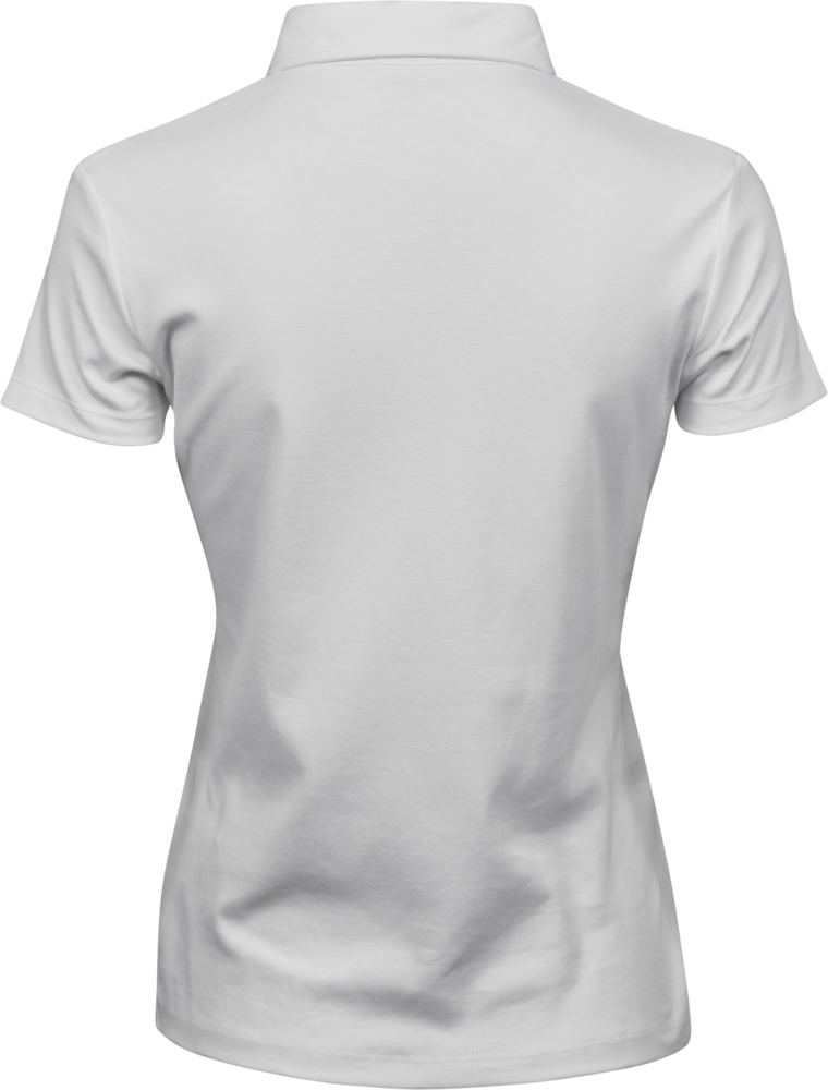 Bomulds Polo Dame - Hvid - Teejays 1441