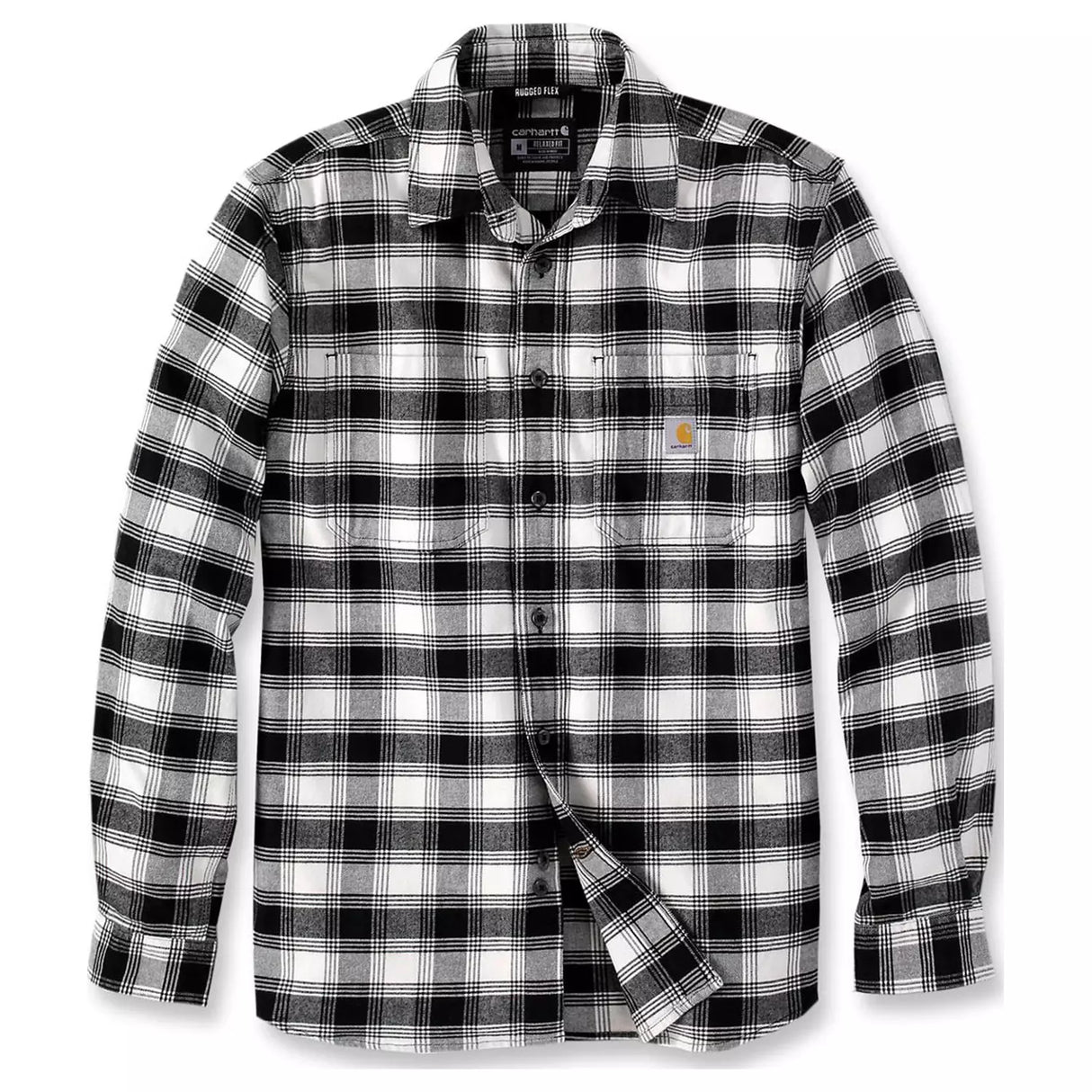 Midweight flannelskjorte, Herre, Malt - Carhartt 105945 - W03 -