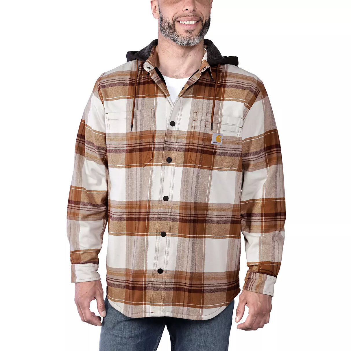 Ternet Skovmandsskjorte, Carhartt Brown - Carhartt 105938