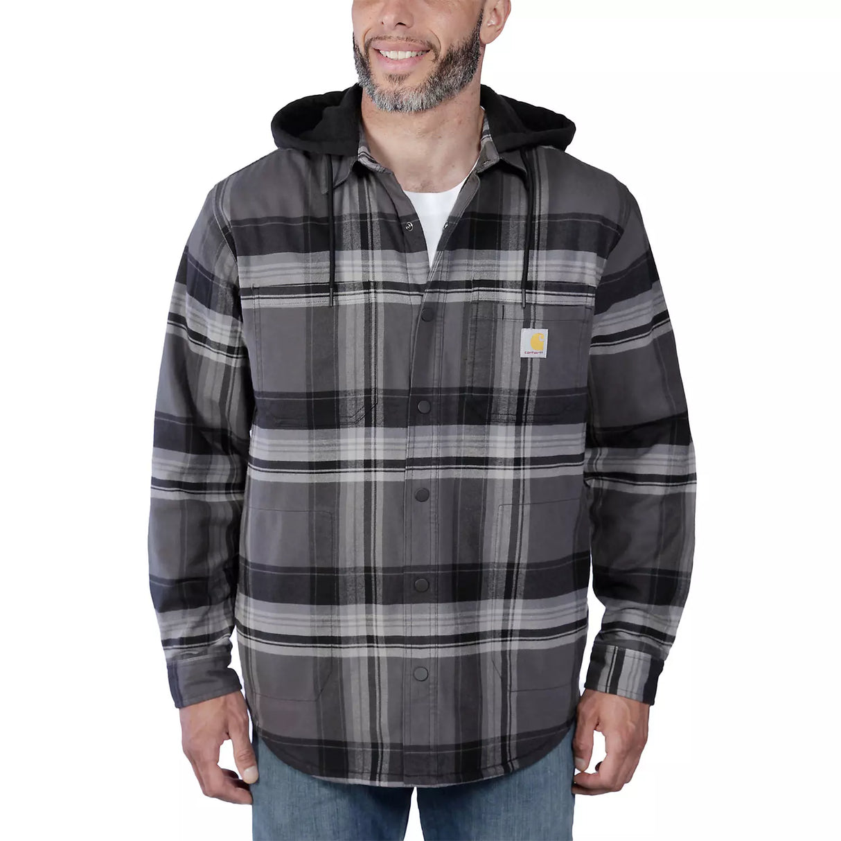 Ternet Skovmandsskjorte, Sort - Carhartt 105938