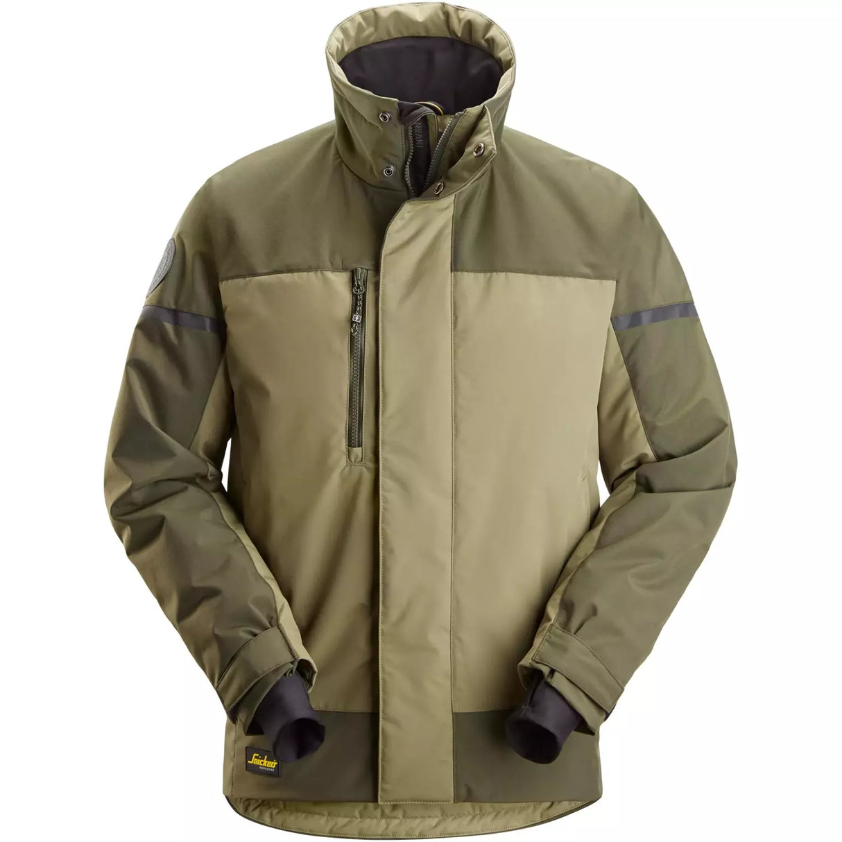 Snickers AllroundWork vinterjakke 1106, Green/Dark Khaki Green, Herre