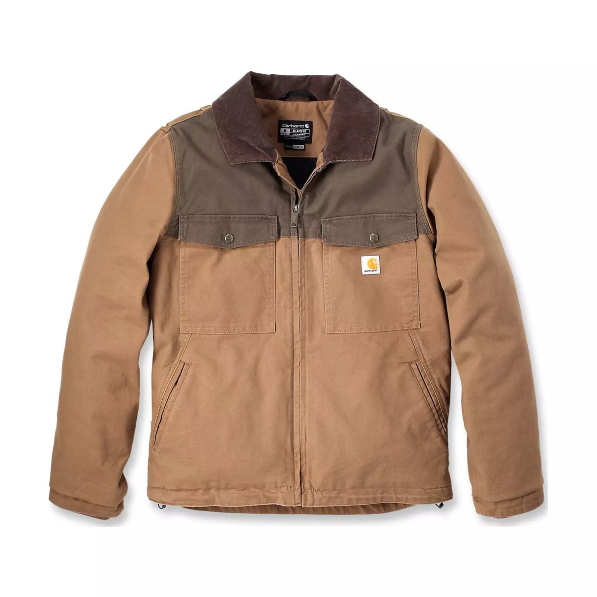 Carhartt Montana Duck jakke med for, Brown/coffee 106432