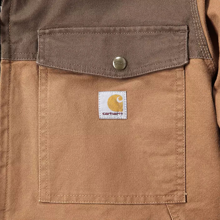Carhartt Montana Duck jakke med for, Brown/coffee 106432