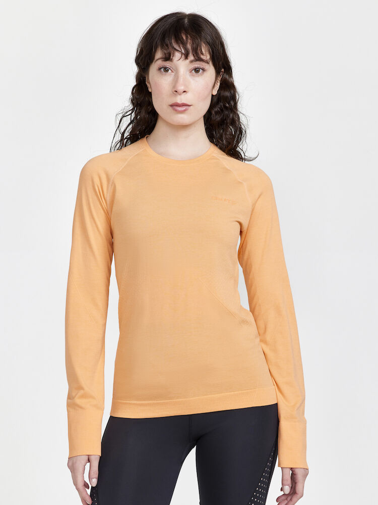 Core Dry Active Comfort Langærmet Undertrøje, Orange - Dame - Craft 1911168