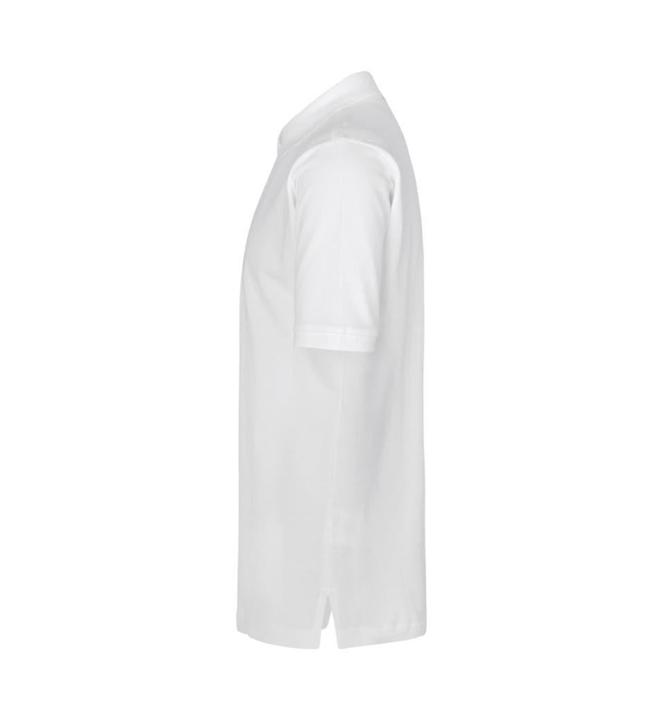 Klassisk Herre Polo T-shirt – 100% Bomuld, Regular Fit, Hvid - 2020