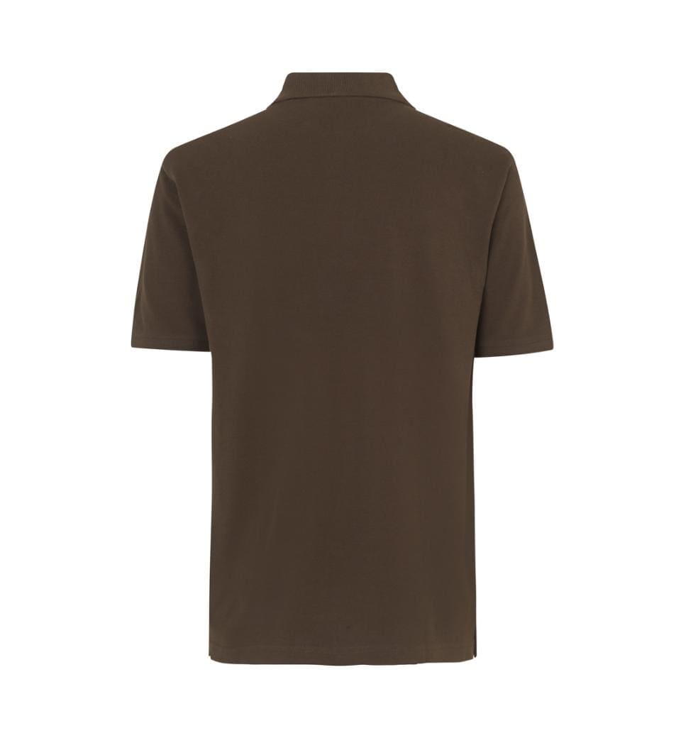 Klassisk Herre Polo T-shirt – 100% Bomuld, Regular Fit, Mocca - 2020