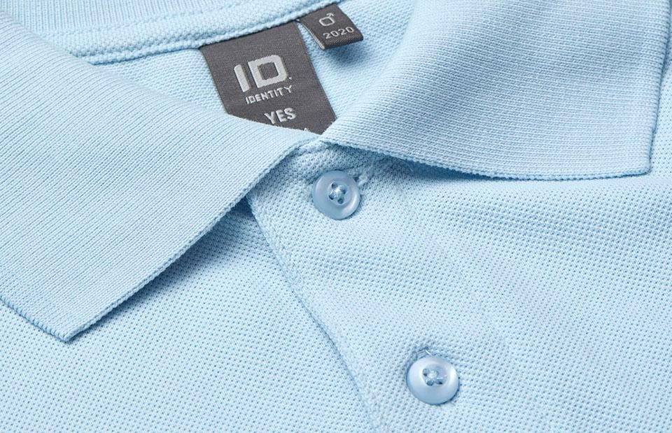 Klassisk Herre Polo T-shirt – 100% Bomuld, Regular Fit, Lys blå - 2020