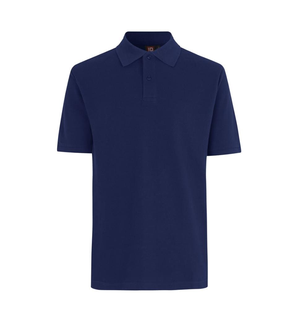 Klassisk Herre Polo T-shirt – 100% Bomuld, Regular Fit, Mørk kongeblå - 2020