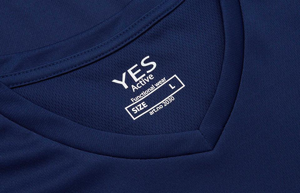 Svedtransporterende, Åndbar og Hurtigttørrende Herre T-shirt med V-hals - Navy - 2030