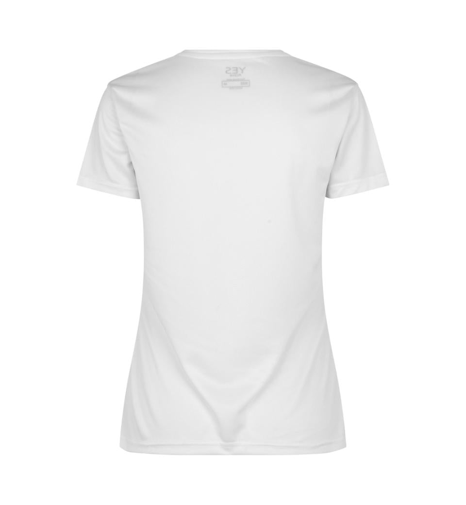 YES Active T-shirt - Dame - Hvid - ID 2032