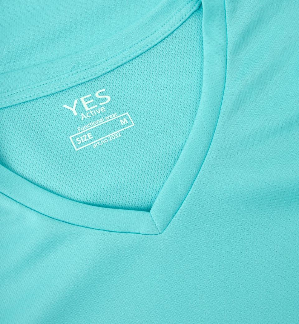YES Active T-shirt - Dame - Mint - ID 2032