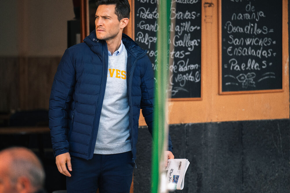 Woodlake Heights Vatteret Vinterjakke, Navy - James Harvest 211037 - 600