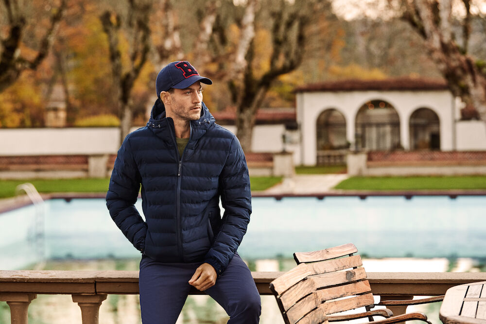 Woodlake Heights Vatteret Vinterjakke, Navy - James Harvest 211037 - 600