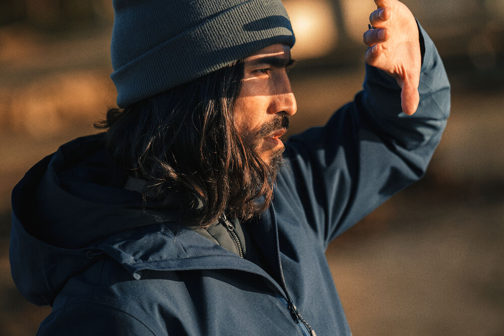 Northville Tofarvet Skaljakke, Navy - James Harvest 2111041 - 600