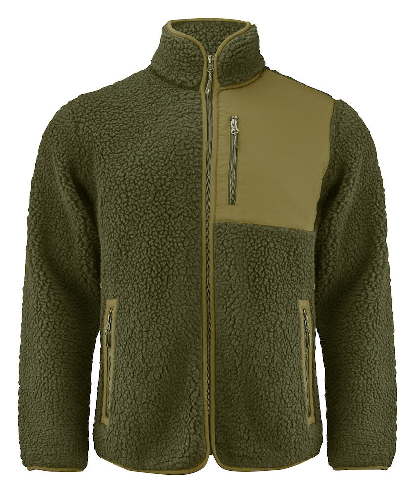 Kingsley Fleece Sweater, Grøn - James Harvest 2111500 - 704