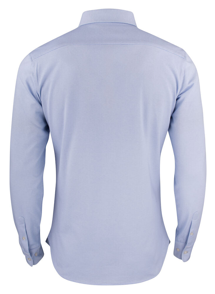 Burlingham Jersey skjorte, Light Blue - James Harvest 2113038 - 501