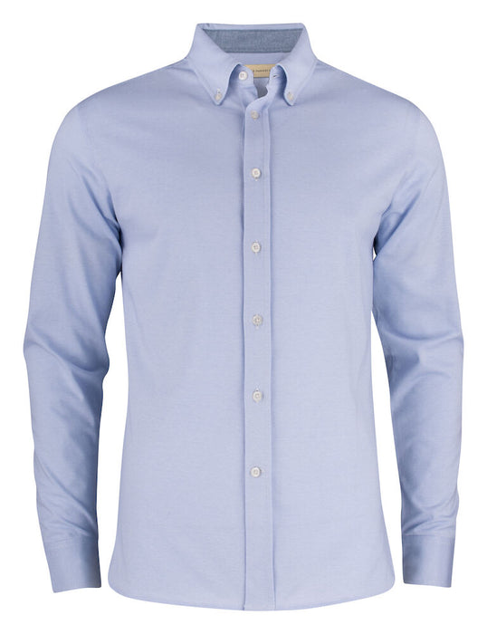 Burlingham Jersey skjorte, Light Blue - James Harvest 211038 - 501