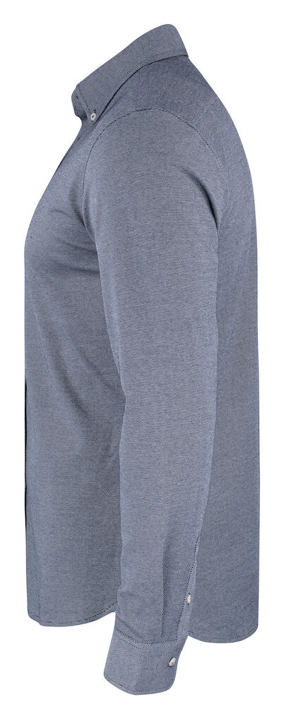 Burlingham Jersey skjorte, Navy - James Harvest 2113038 - 601