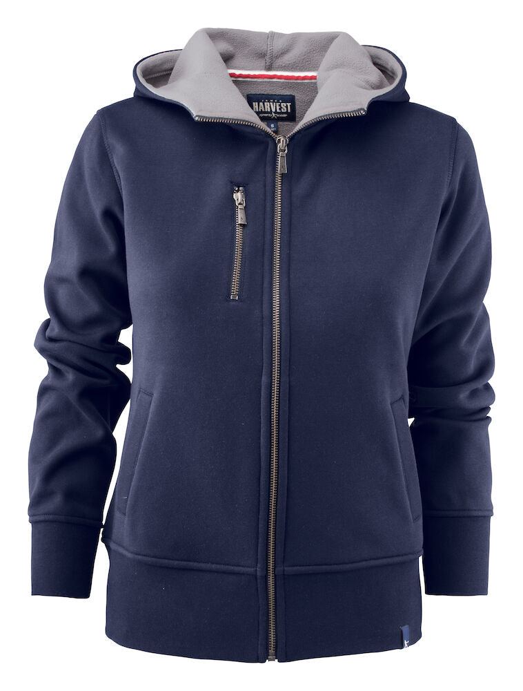Parkwick Zip Hoodie, Navy - Dame - James Harvest 2121034