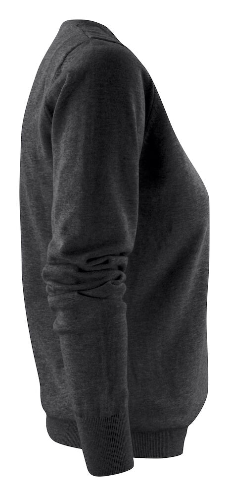 Ashland Trøje Med V-hals, Mørkegrå - Dame - James Harvest 2122505