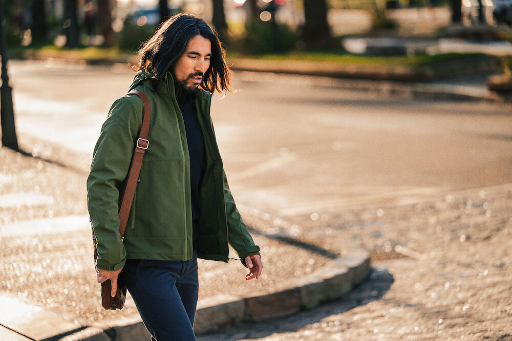 Lodgetown Softshelljakke, Grøn - James Harvest 2131042 - 704