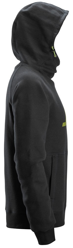 Snickers Logo hættetrøje, Sort - 2845 - 0400