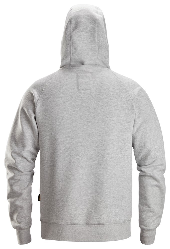 Snickers Logo hættetrøje, Grå Melange - 2845 - 2800