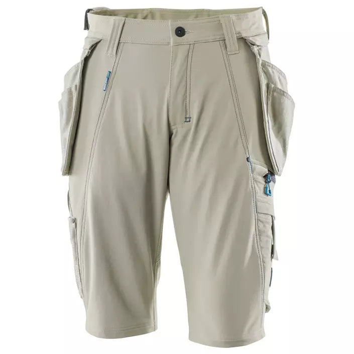 Mascot Advanced håndværkershorts full stretch, Herre, Khaki - Mascot 17149-311-55